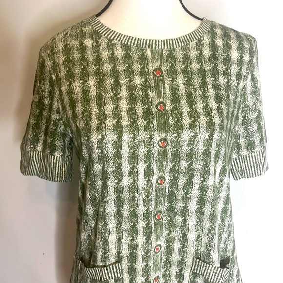 NWT Pilcro and the Letterpress for Anthropologie Short Sleeve Round Neck - Picture 4 of 7